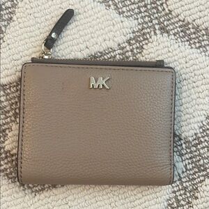 Michael Kors Beige Leather Wallet